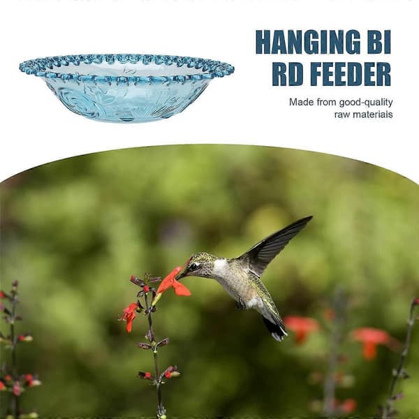 2-Layer Bee Feeder with Vibrant Flower Design, Hanging Bee Water Station for Feeding Butterflies and Bats