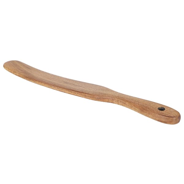 Teak Spatel Hushåll Tre Stekspade Hjem Kjøkken Matlagingsredskap 28x3cm