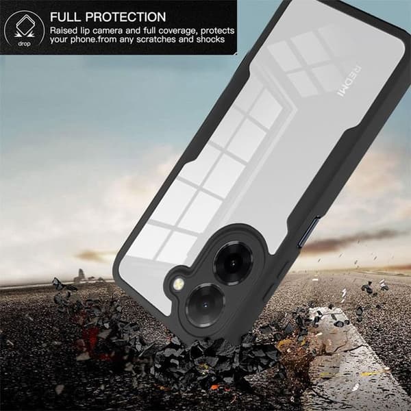 Full Coverage Case for Xiaomi Redmi A5, Double-Sided Protection - Black-FA-