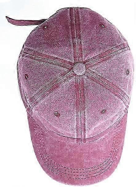 Baseballcapser for menn kvinner justerbar vasket bomullsbaseballcaps klassisk solhatt
