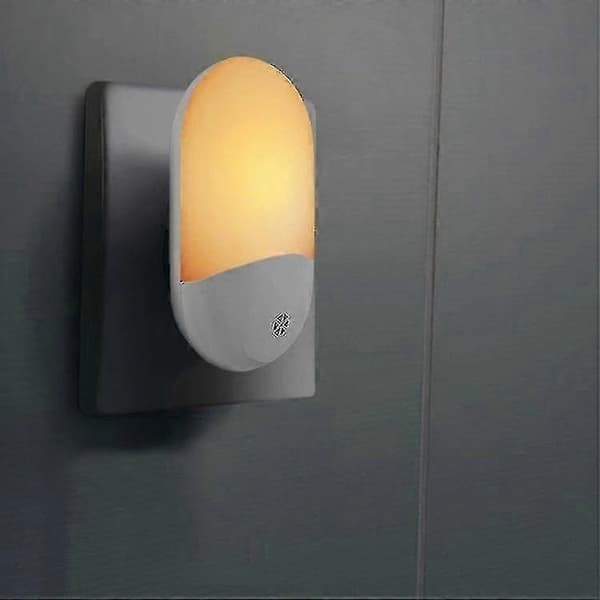 Plug-in Induction Dimmable Night Light, Soft Warm White LED Night Light, Adjustable Brightness From Dusk To Dawn, Suitable For Bedroom, Bathroom