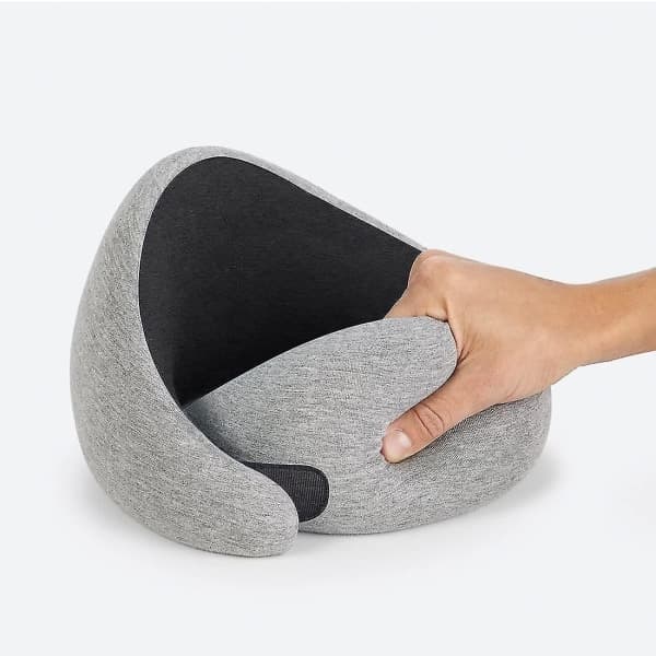 Luksuriøs Rejsehalskudde med Memory Foam | Flypude, Bilpude, Nakkestøtte (Midnatsgrå)