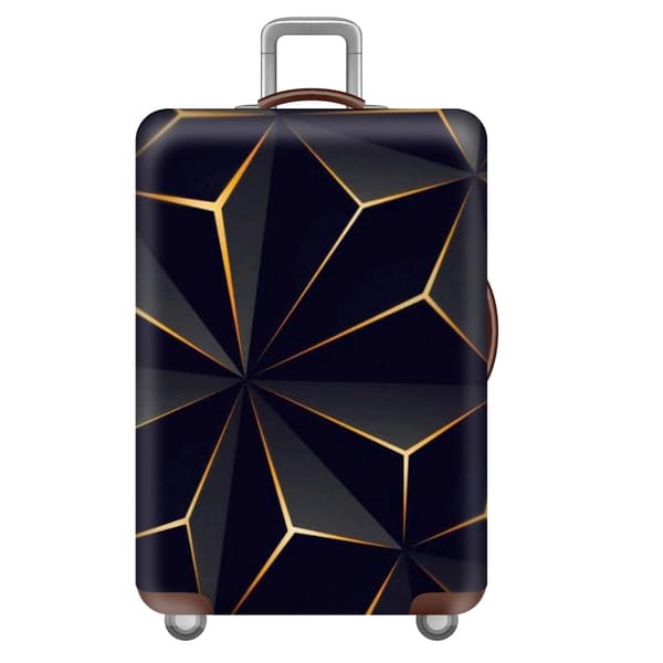 Resväska Skydd 22-24 Tum Resväskor Skydd, 3D Hologram Trolley Väska Skydd Tvättbart Resväska Skydd (S)