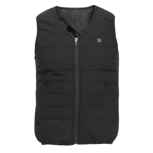 Intelligent Electric Heated Vest with Easy Control, 3 Zones, Thermal Heated Vest with USB Interface 2XL