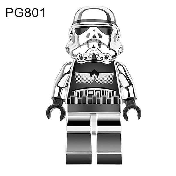 Superhelt Mr Gold Imperial Stormtrooper Iron Man Samle Byggeklodser Legetøj (FMY) PG401 PG401