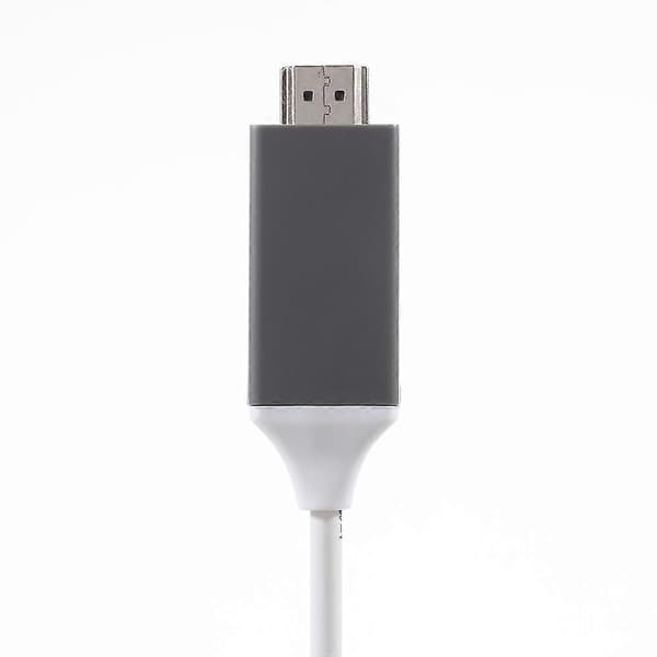 USB Type-C–HDMI 2M-kaapeli Samsung Galaxy S8 G950:lle – valkoinen