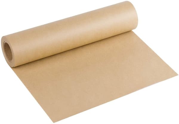 Ruskea voimapaperirulla 45cm x 30m - Luonnollisesti kierrätettyä paperia