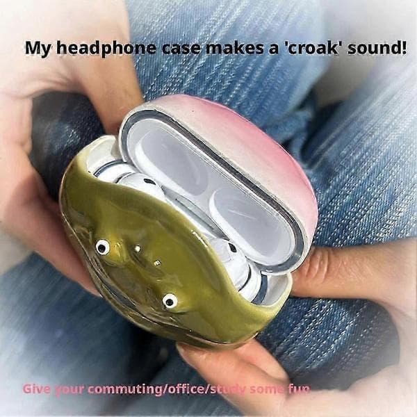 Ugly Frog Creative Handmade Airpod 4 Case Cute Funny Protective Gift for Friends