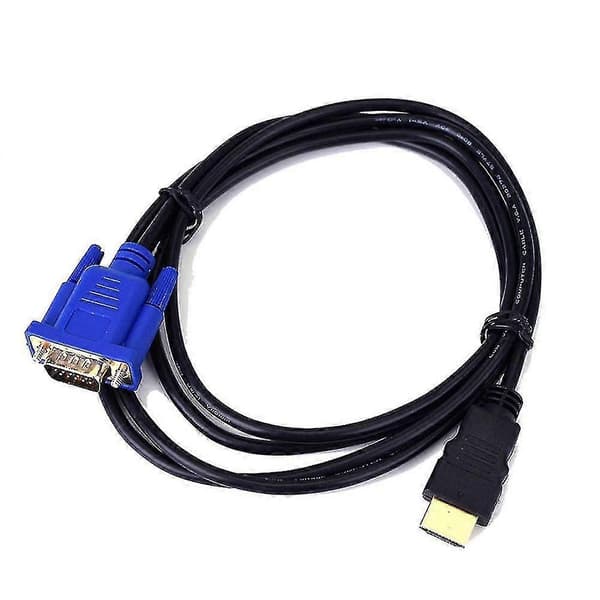1,8 m 1080p HDMI-kompatibel han til VGA han videokonverteringsadapterkabel til HDTV DVD