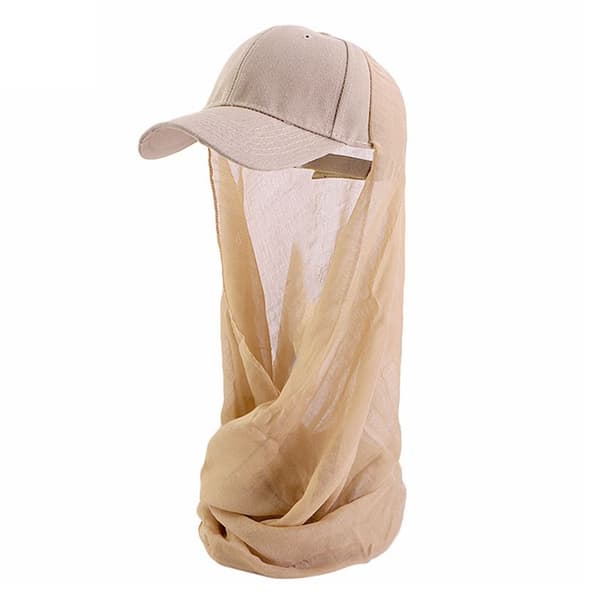 Baseball Cap with Hijab Muslim Baseball Hat KHAKI