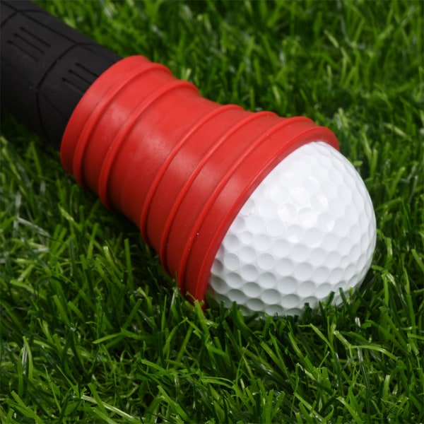 1 stycke golfbollsugbollssugkopp Röd golfbollsväljare