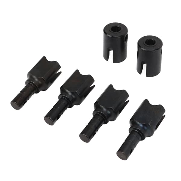 4 stk RC Diff Outdrive Stål RC Differensial Drivkopp med Drivakselleddkobling for ARRMA 1/7 1/8 Biler Svart