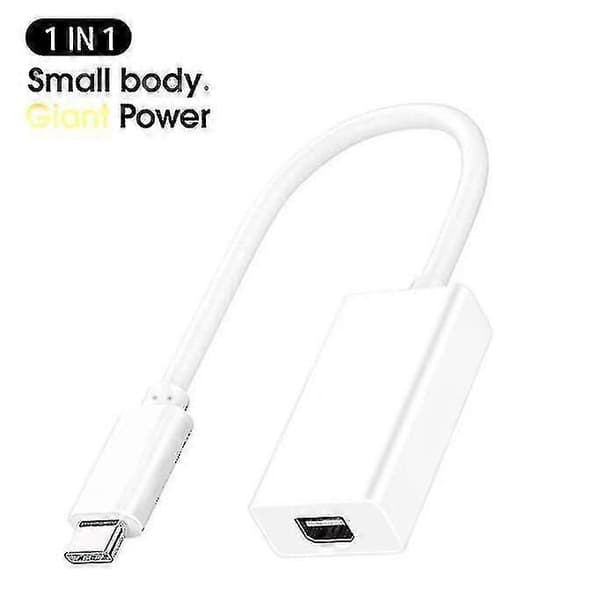 1x Thunderbolt 3 til Thunderbolt 2 Adapter Type C Kabel USB til Macbook Air Pro Høj Kvalitet