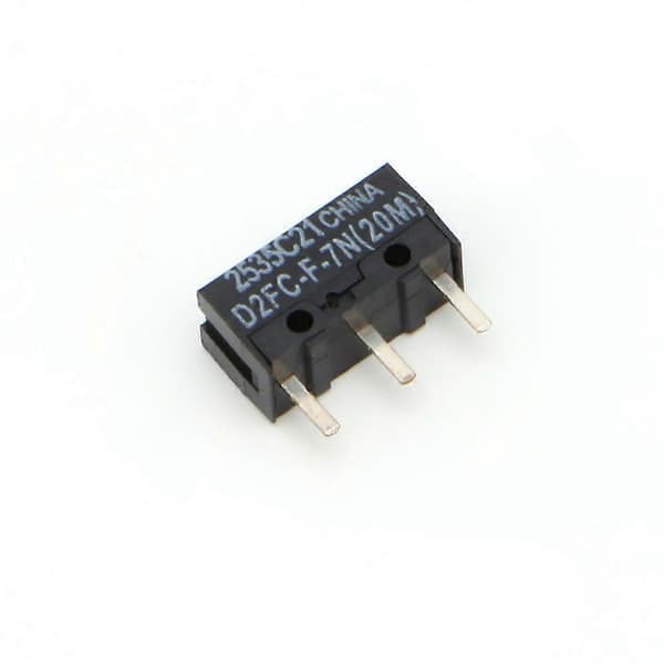 5 stk 20M Mikrobryter D2FC-F-7N for Musbytte Erstatning Testet