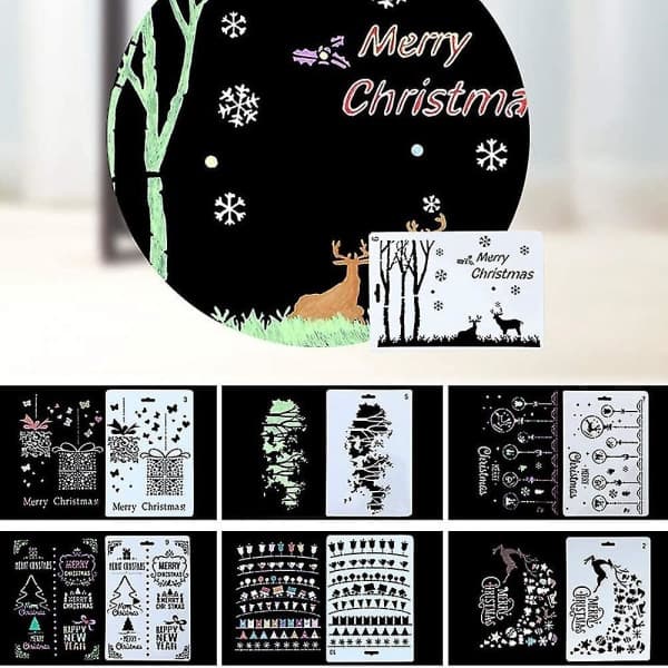 10 stk. 7 mil tomme stencilark, 30,5 x 30,5 cm Mylar-skabelonmateriale til & Silhouette Mach