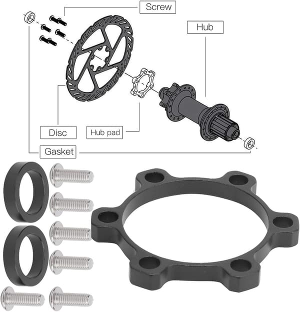 Boost Nav-adapteri, 100-110 mm MTB-etuhaarukan muunnospyörän jarru