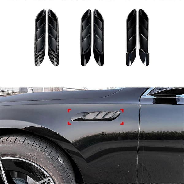Bil Side Vent Luftinntak Panserside Vent Motorpanser Deksel Trim for E-Klasse W214 2024+,B