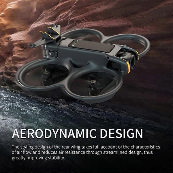 Drone Flying Tail til Avata 2 Drone Tilbehør Quick Release Tail Reducer Luftstrømsmodstand