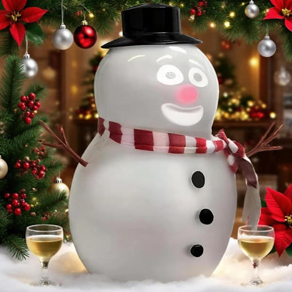 Animated Talking Snowman Singing, Talking Animated Blinking Snowman with Built-in Projector & Speaker Plug'n Play