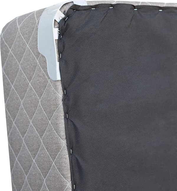 Sort cambric stofbetræk 152 cm x 2,7 m - til sofaer, lænestole, senge, havemøbler