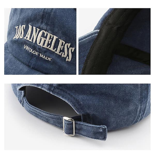 Bomullsbaseballkeps för män och kvinnor Modebroderad hatt Bomull Mjuk toppkeps Casual Retro Snapback-hattar Unisex