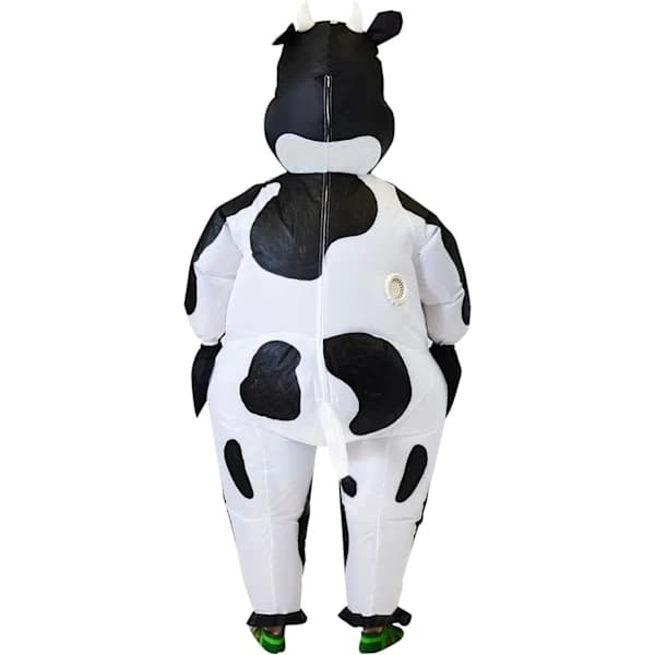 Oppustelig kostume, luksus heldragt med luft, halloween, ko-kostume - børn