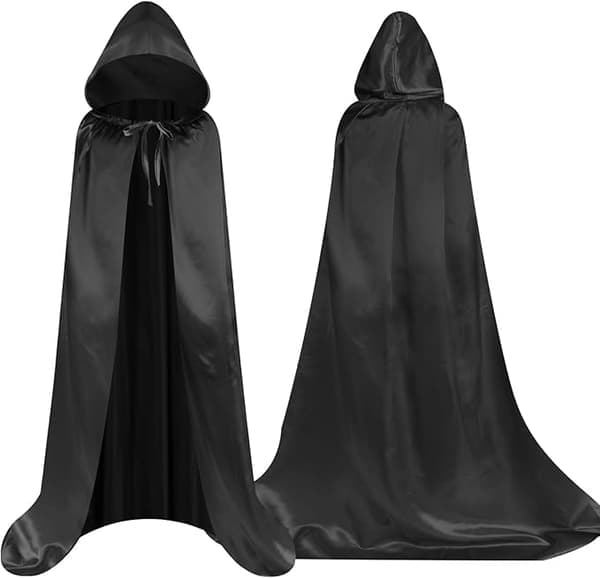 Kappe - Hætteklædt kappe - Halloween Voksen Troldmandskostume - 150cm/59in