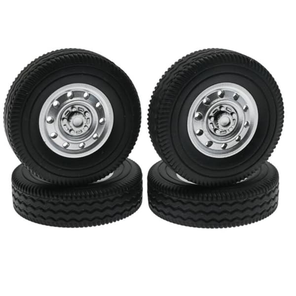 4 stk. gummihjul dekk for D12 Mini 1/16 RC Drift Truck bil reservedeler tilbehør