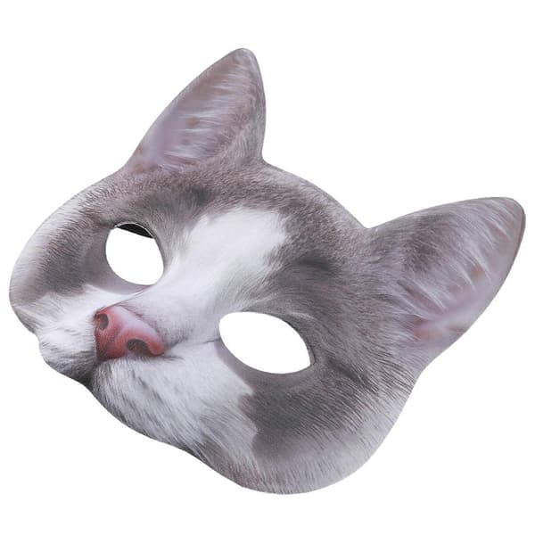 Adorable Cat Mask for Masquerades with Realistic Design for Teens and Adults 1pc