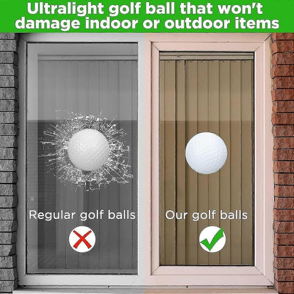 100 stk Golf Øvelsesbolde Hul Golfbolde Træning Golfbolde Med Mesh Snørepose Opbevaringsposer F