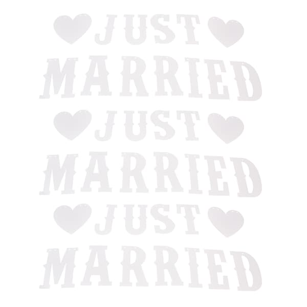 Newly Married Banners Multifunctional Easy to Use Cute Design Complete Tools Wedding Decorations Banners for Parties