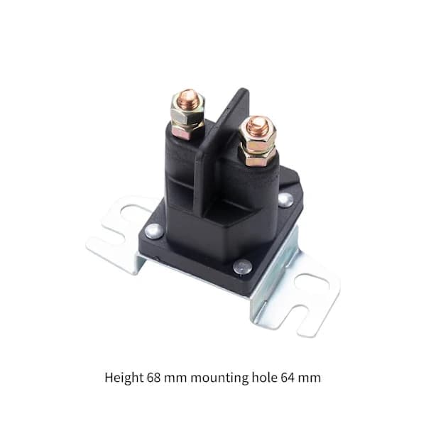 Startrelæ Plæneklipper Sort Robust 12V til 691656 812-1201-211-06 Sort som beskrevet