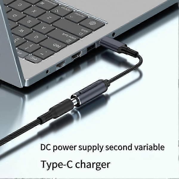DC-naaras-USB C PD -uros-virtalatauskaapeli, 100W DC4506 Type-C-latauskaapeli puhelimille