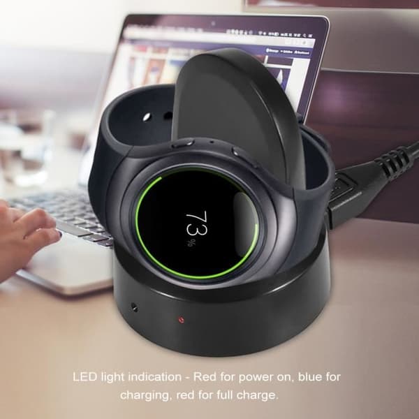 Trådløs oplader til Samsung Gear S3 S2 R732 R770 ur HB066[DB]