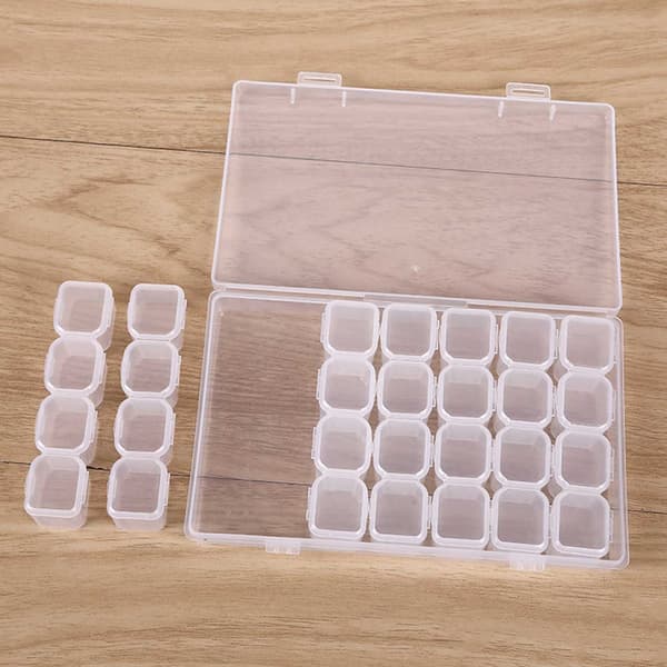 28 Compartment Storage Box Diamond Painting Small Storage Beads