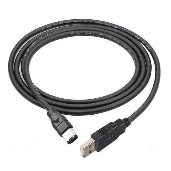 IEEE 1394 6-pin hann til USB dataoverføringskabel mellom USB og lyd Co 4,5 meter