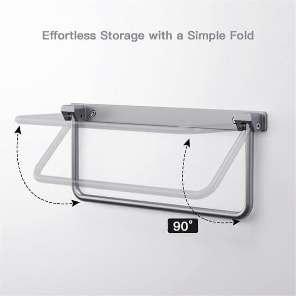 Foldable RV Shoe Rack - Wall Mounted Shelf, Efficient Holder and Storage Rack for Various Shoes, 2-Pack