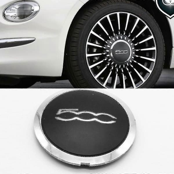 133mm pölykapseli Fiat 500 -pyörän keskiön pölykapselit hopea