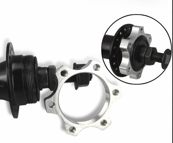 4-pakning Sykkelskivebremsflens Skivebrems Skive 44MM 6-hulls Tråd Mod