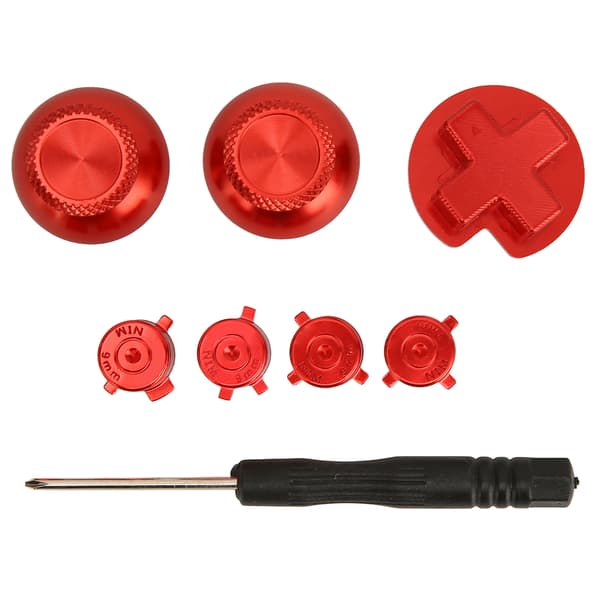 Spilcontroller metalknapper D Pad ABXY Kryds aluminiumlegering reparationsknapper erstatning til Switch Pro