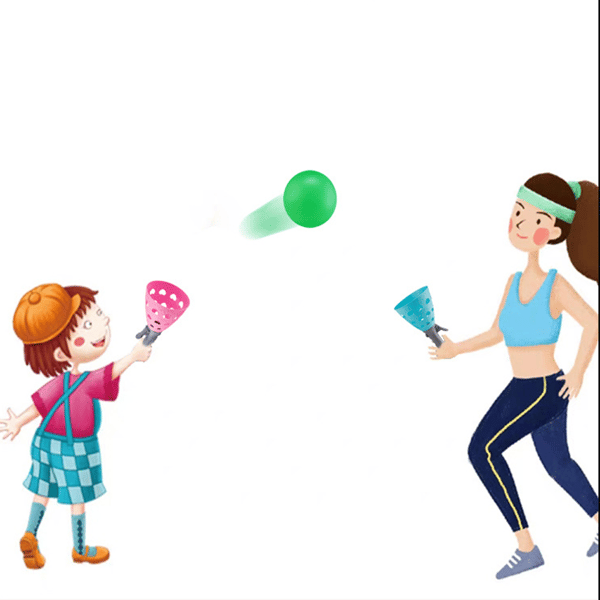 Paksu heittopallosetti Heitä Chuck Ball -lelu Ryhmäpeli Pro