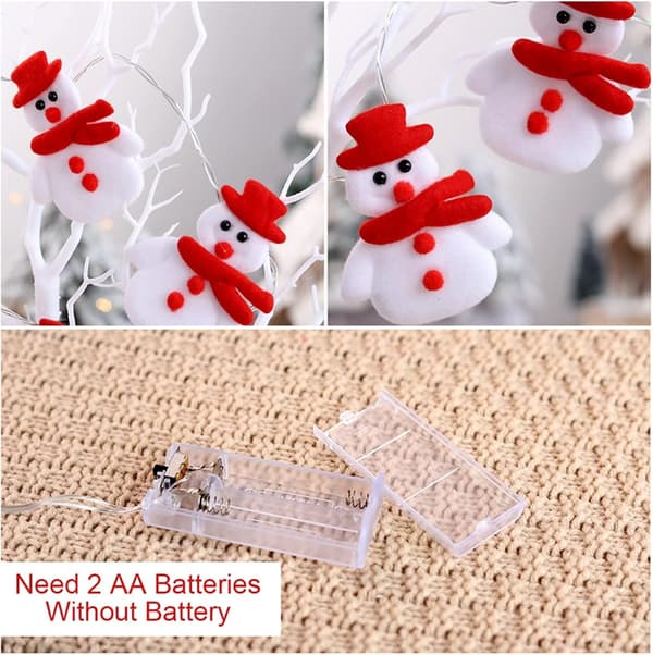 Snowman Christmas Tree LED Light String Christmas Decoration