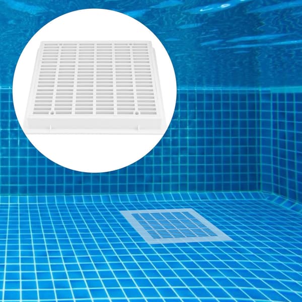 30x30cm Pool Square Main Drain Cover Flat Floor Drain Cover