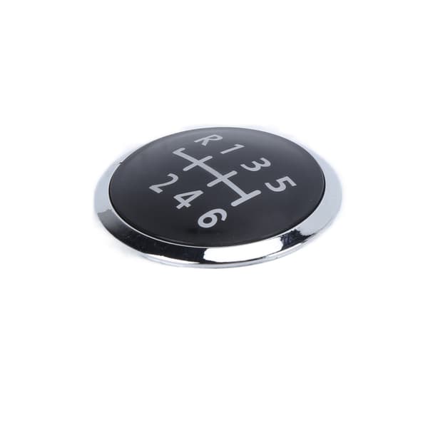 6-speed Gear Shift Knob Cover Black ABS Replacement for T5 Transporter 2003-2010