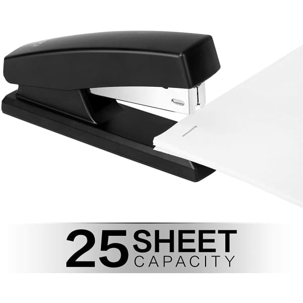 Stapler, Desktop Stapler with 1000 Staples, Office Stapler, 25—yux