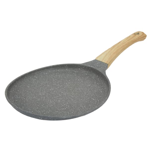 Frying Pan Flat Bottom Even Heating Non-stick Cooking Cookware with Handle for Food 28cm / 11.02in