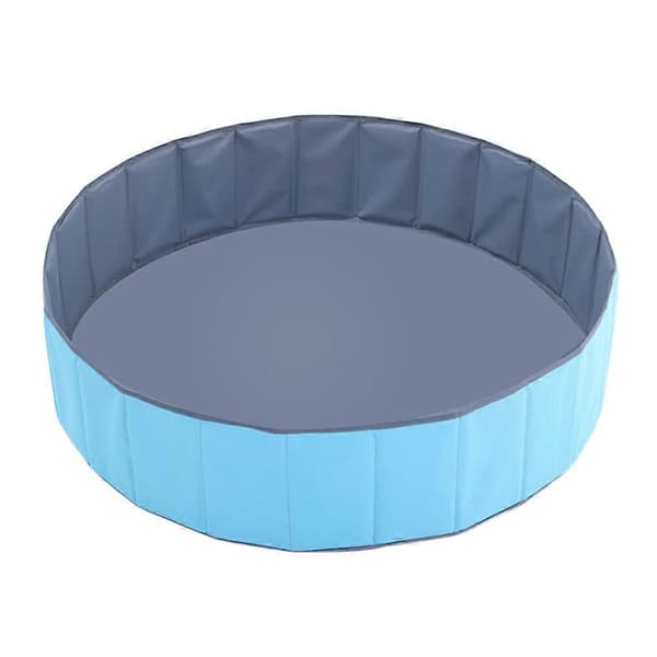Foldable Double-Layer Oxford Cloth Children's Ball Pit, Play Ball Pool with Storage Bag, 50% Off Blue Pool 80*80*26cm
