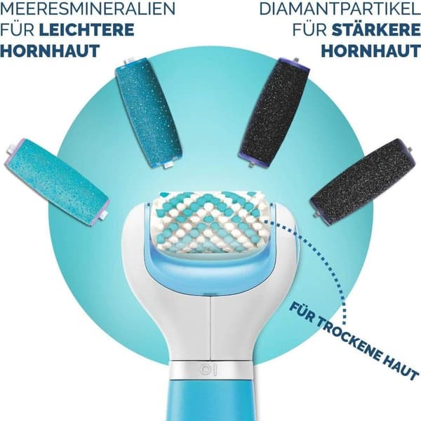 Expertpleje, fjernelse af hård hud for silkebløde fødder, elektrisk fjernelse af hård hud KLB
