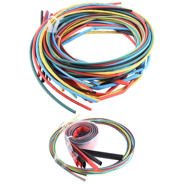 55M / Krympeslangesæt 11 størrelser Farve Slange Kabel 6 Farver