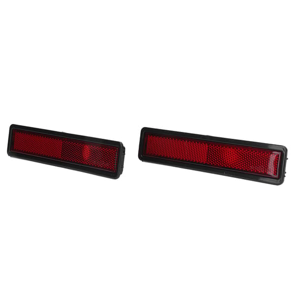 2 stk. front sidemarkeringslys linsedeksel 63141377849 erstatning for E30 E32 E34 318i 325i 525i 735i rød